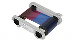 Полноцветная лента  (YMCKOK) для двусторонней печати на 200 оттисков с чистящим роликом в Тюмени
